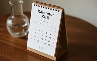 Gambar tim Kalender Kita bekerja bersama